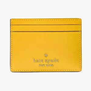 Kate Spade Small Slim Card Holder Daffodil